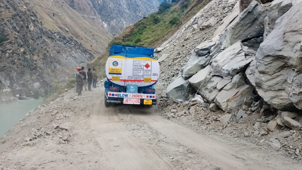 National Highway Five Restored in Kinnaur Himachal Pradesh