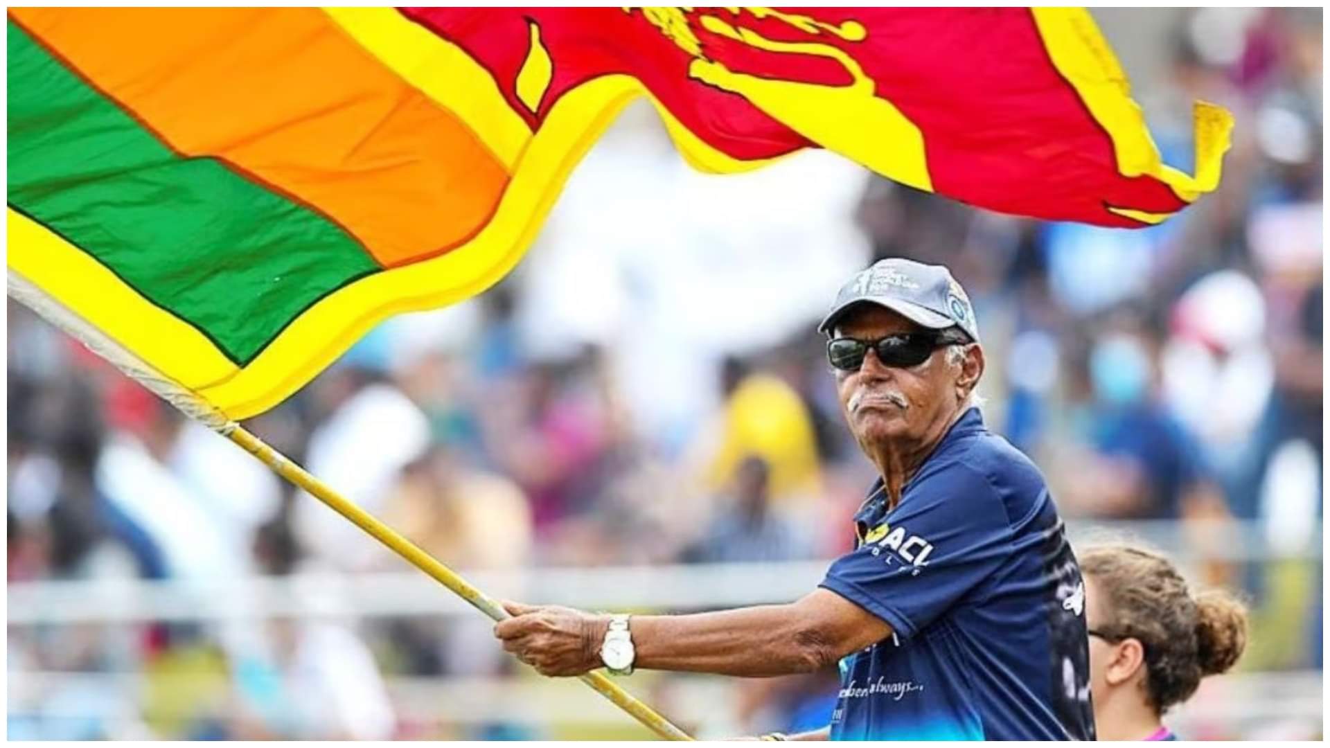 Sri Lanka players wear black armbands in memory of legendary 'Uncle' Percy vs India WC 2023