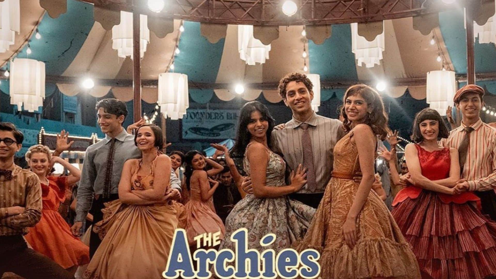 Suhana Khan Khushi Kapoor Agastya Nanda starrer The Archies new song ong Va Va Voom to release on This date