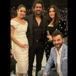 Bollywood actors, click photos with, MS Dhoni, at Shah Rukh Khan, SRK birthday bash, Dhoni Shah Rukh