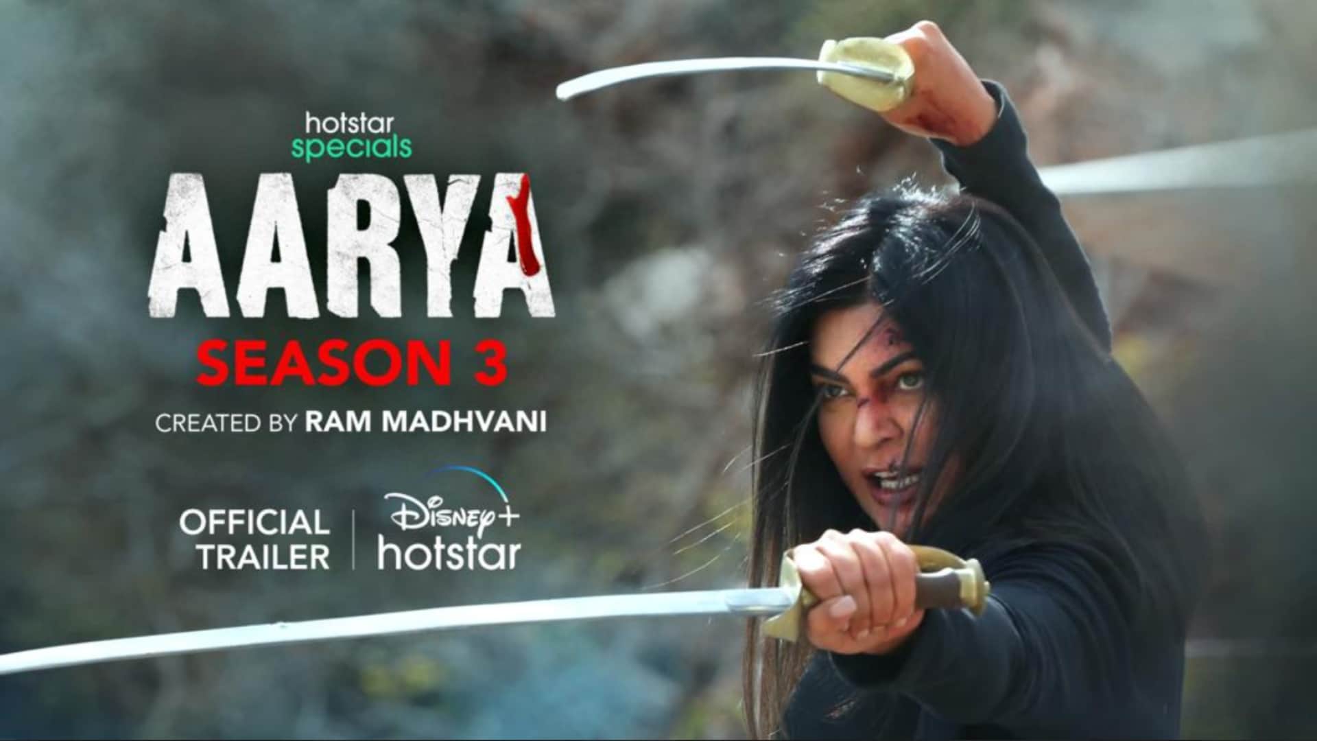 Sushmita sen spotted with ex boyfriend Rohman shawl during web series aarya 3 promotion video goes viral