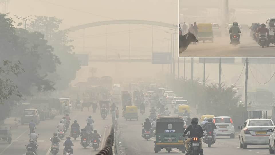 Delhi government called a meeting regarding air pollution