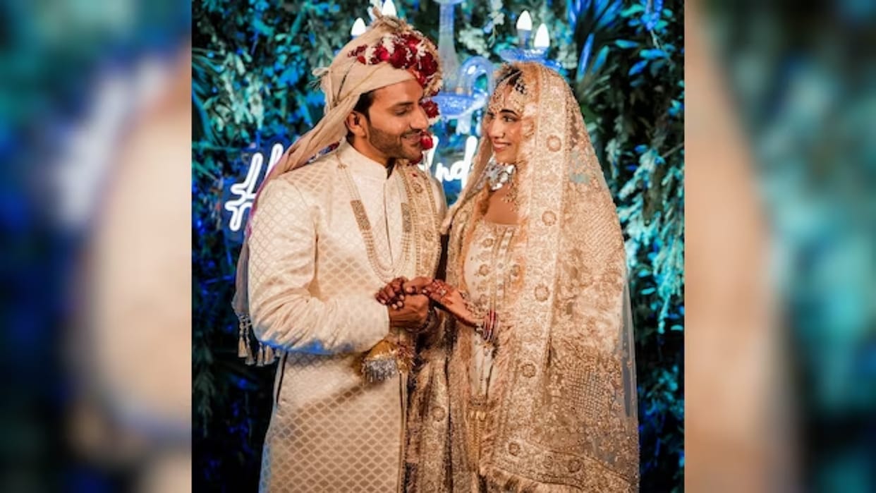 Ali merchant ties the knot with andleeb zaidi in lucknow third time wedding pictures goes viral