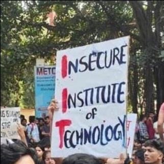 BHU chaos captured in pictures, many cameras are damaged, even night vision cameras are not working