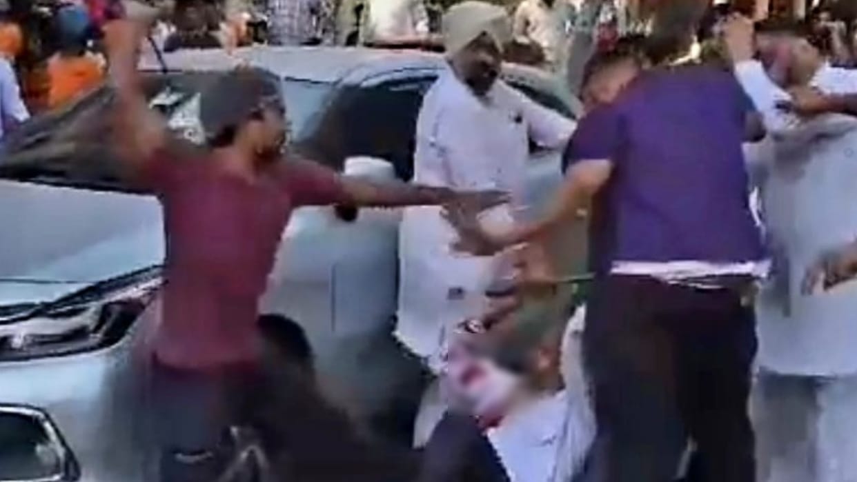 Clash between two factions outside sweet shop in Chandigarh