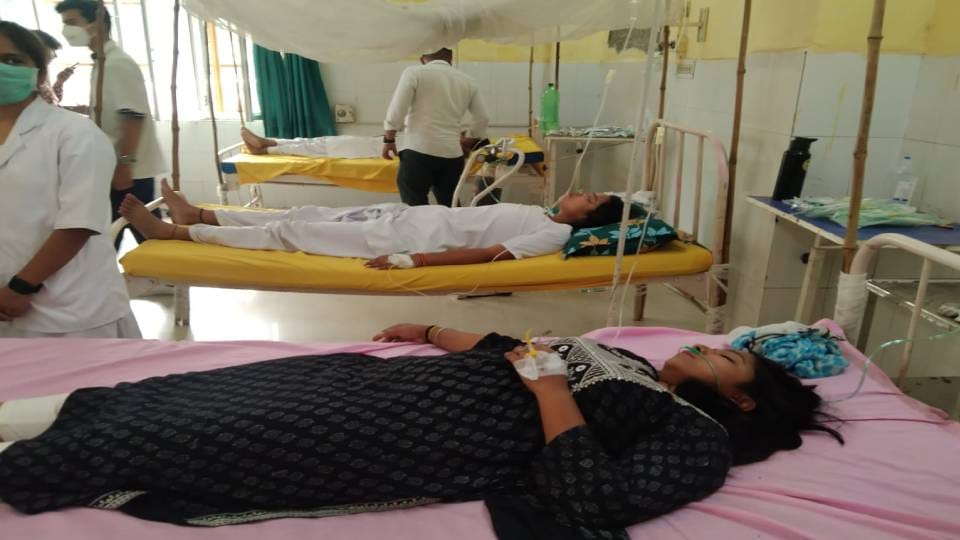 gas leaked near nursing hostel Due to negligence of CMO office in Mathura
