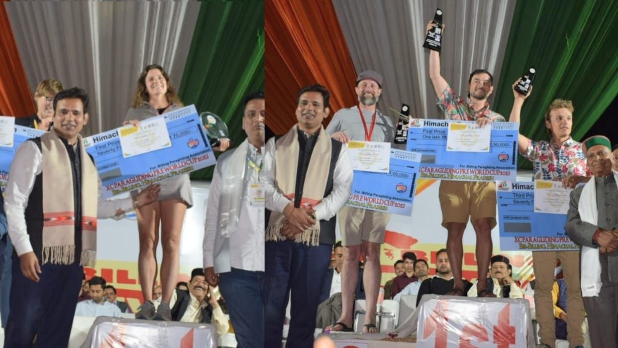 Cross country paragliding pre world Cup concludes at Bir Billing Himachal Pradesh