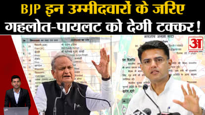 Rajasthan Bjp List: BJP announced its candidates for 58 seats. CM Gehlot. Sachin Pilot