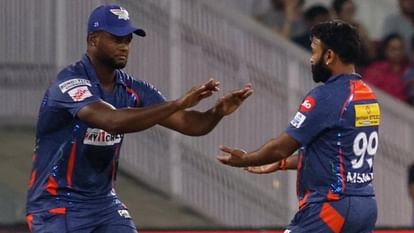 IPL 2024 Mumbai Indians acquired Romario Shepherd services after successful trade with LSG Lucknow Super Giant