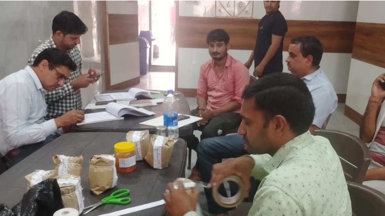 Hansi: CM Flying and Food Safety Department raid on sweets store