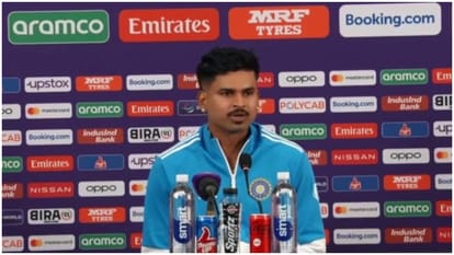 World Cup 2023 Shreyas Iyer at press conference reacts on short ball question