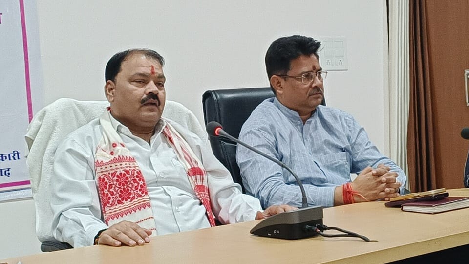 UP State Child Protection Commission Chairman Devendra Sharma in Aligarh on 19 January