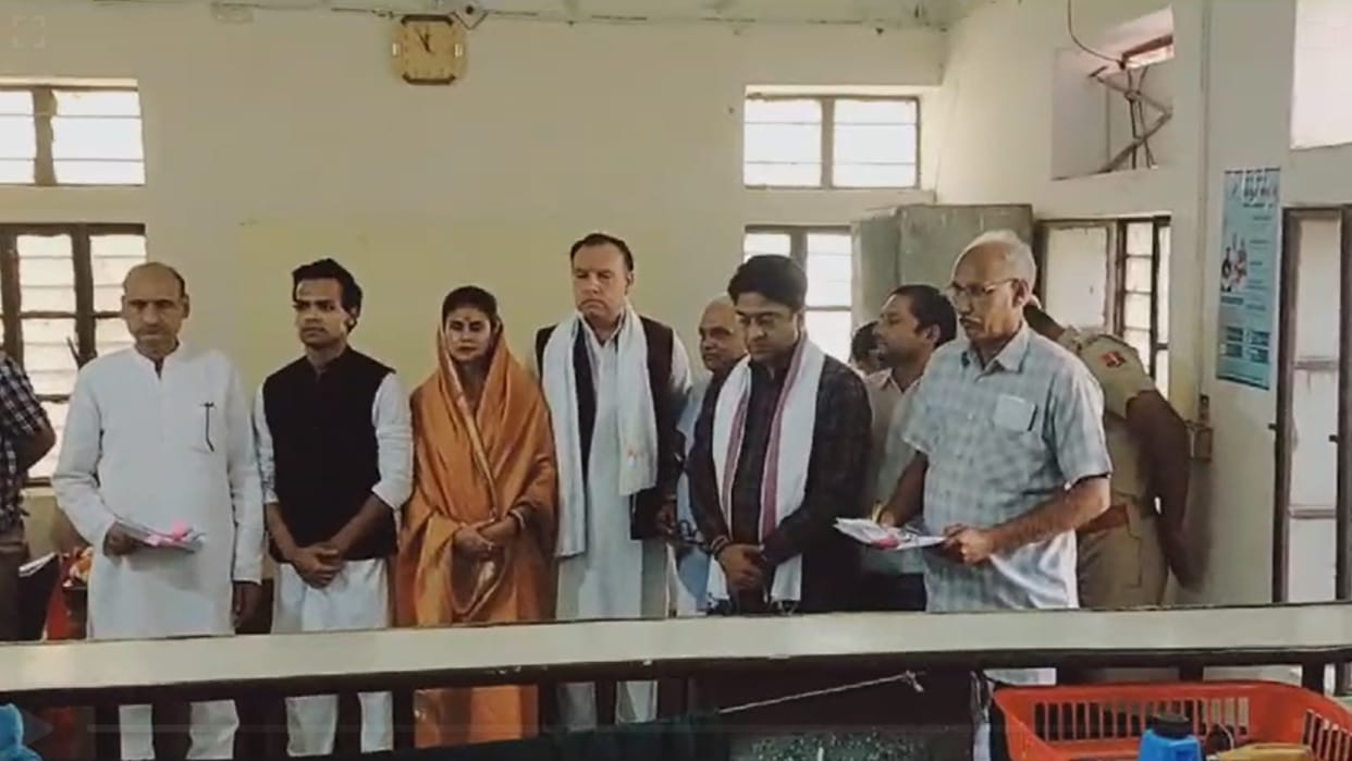 Rajasthan Election 2023: BJP candidate Jagat Singh filed nomination from Nadbai assembly seat.