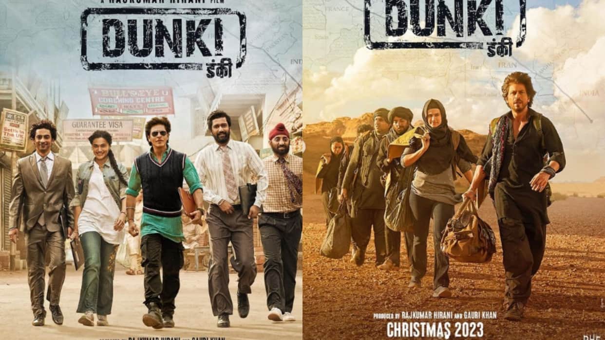 Dunki latest posters of Shahrukh Khan Rajkumar Hirani Film have sparked speculations Vicky Kaushal Dies movie