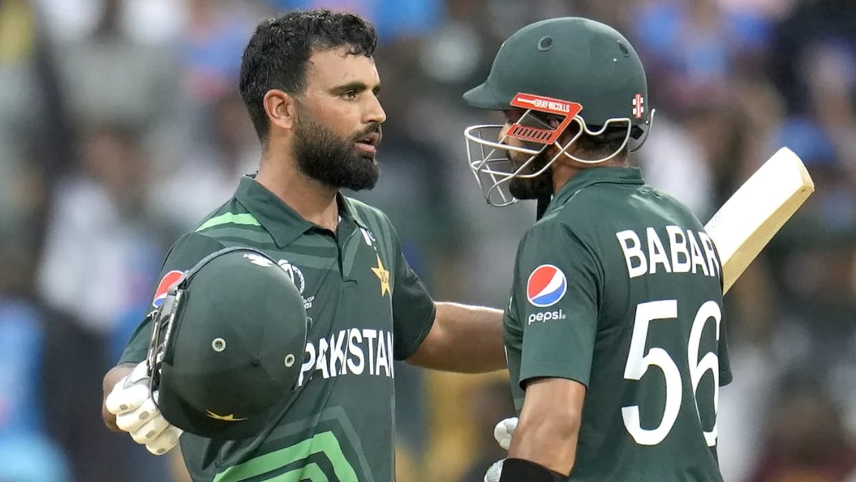 Fakhar Zaman hit 11 sixes vs New Zealand equaled Shahid Afridi Imran Nazir 16 year old record broken wc 2023