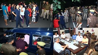 Jhansi: MBBS इंटर्न ने दौड़ा-दौड़कर नोंचे छात्रा के बाल, वो भागती रही, चिल्लाती रही; CCTV में दिखी हकीकत Fighting between MBBS interns and paramedical college students