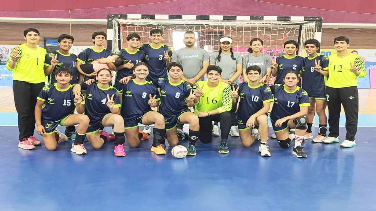 National Games: Himachal women's handball team's victorious campaign begins, defeats team from Goa in a one-si