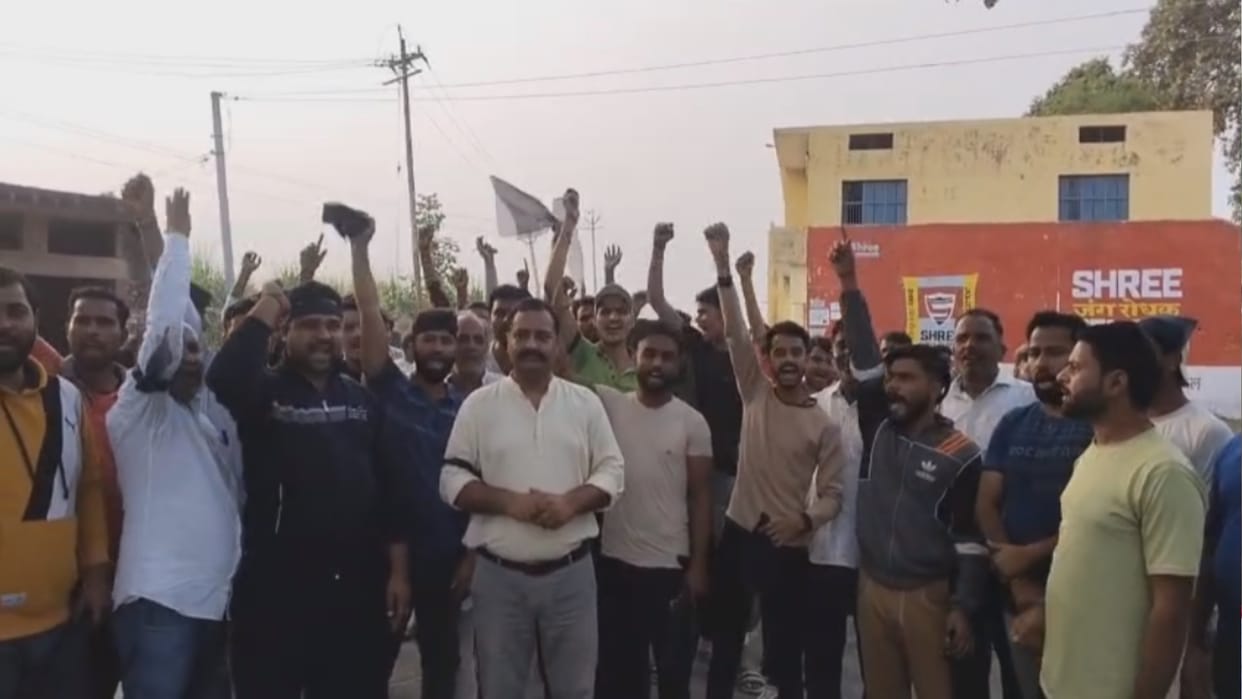 Announcement by Rajput Utthan Sabha workers, will protest by showing black flags to Minister Sanjeev Balyal