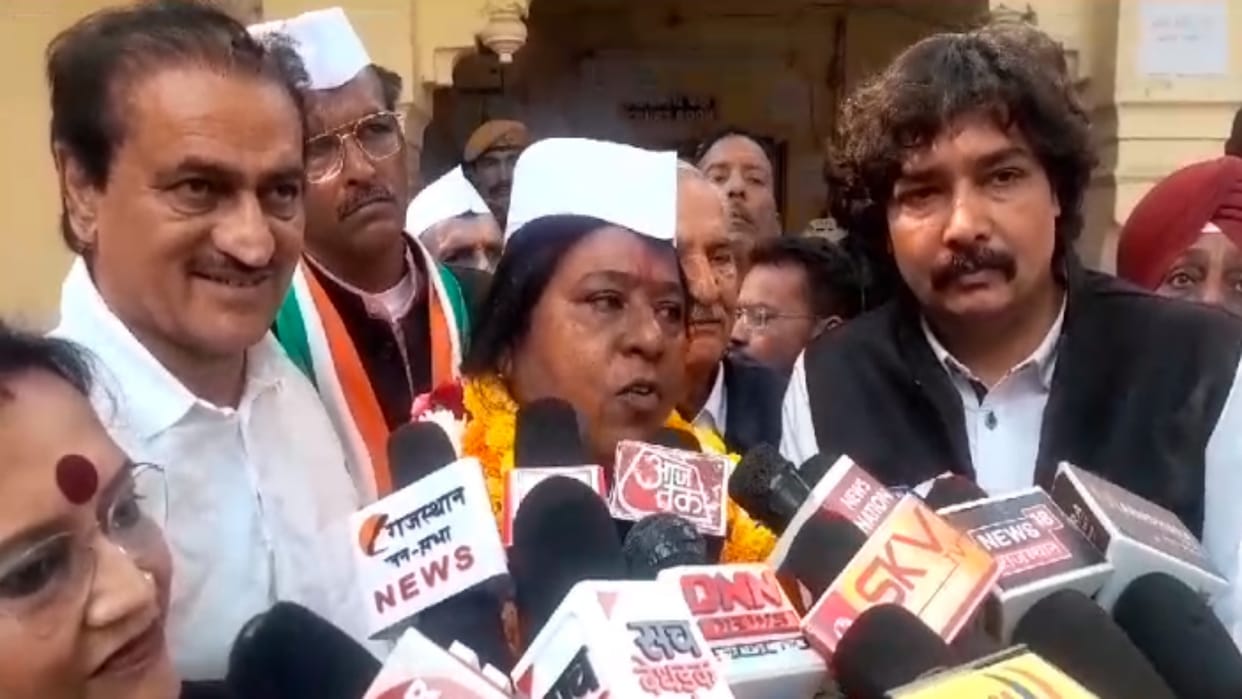 Rajasthan Election Congress candidate Draupadi Koli filed nomination from Ajmer South seat