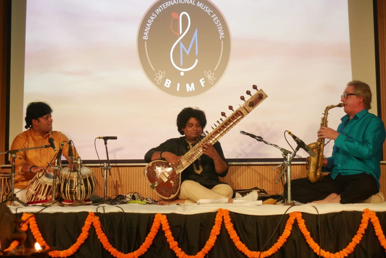 Banaras International Music Festival: World music seen on a stage of classical music, echoing on sitar