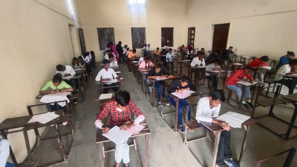 Atul Maheshwari Scholarship Exam 2023: Examination conducted in two shifts at two centers in the city.