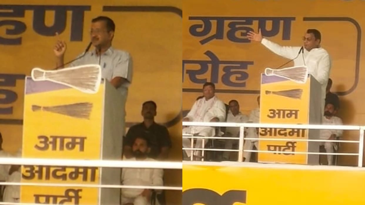 Delhi CM Arvind Kejriwal reached Rohtak of Haryana, targeted BJP
