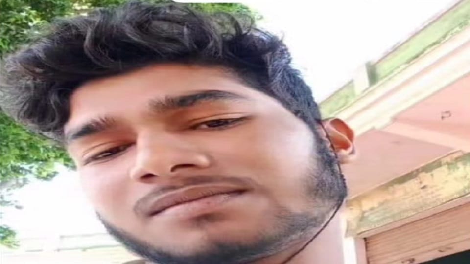 Dead body found hanging from a peg in the room