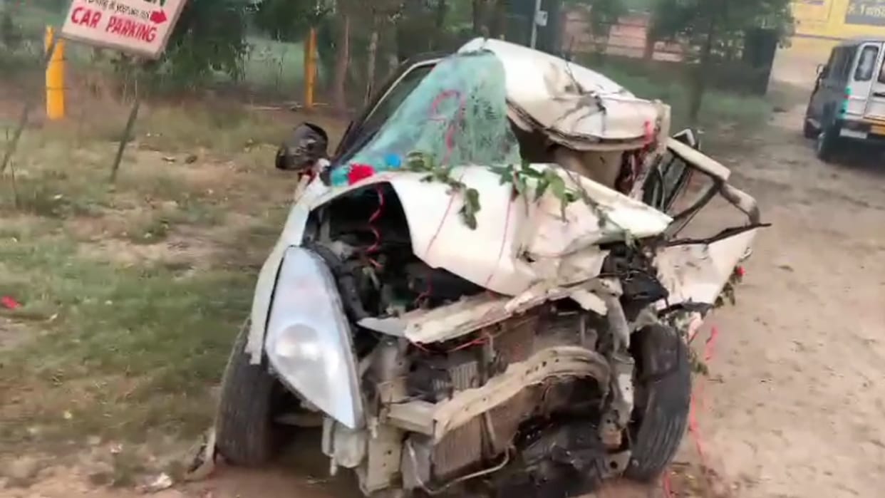 Three including groom died in road accident in Moga