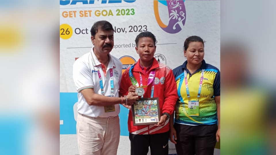 National Games 2023 Uttarakhand Athlete Sonia Singh won silver medal in kayaking and canoeing