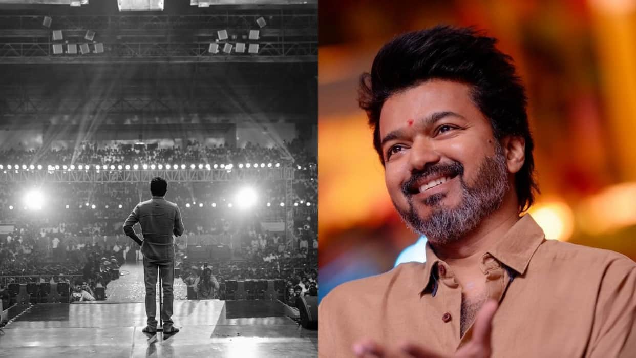 Leo success meet vijay thalapathy shared unseen pictures of film success meet viral on social media