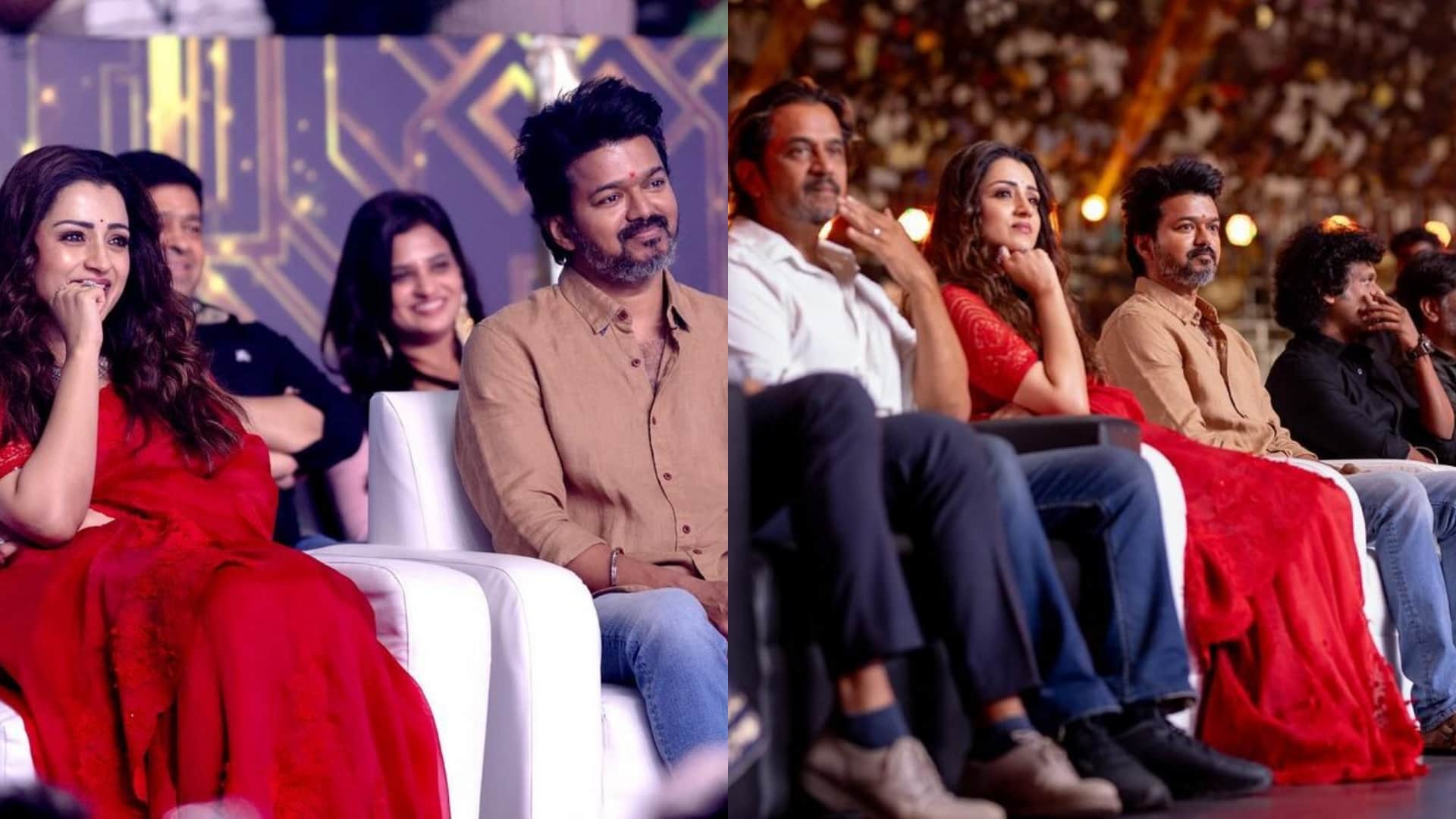 Leo success meet vijay thalapathy shared unseen pictures of film success meet viral on social media
