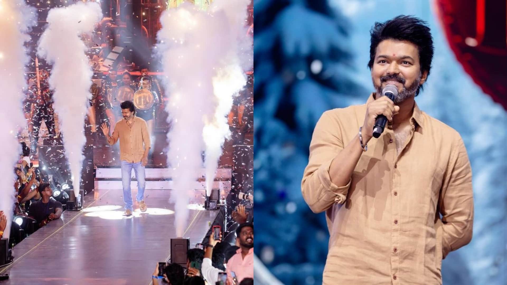 Leo success meet vijay thalapathy shared unseen pictures of film success meet viral on social media