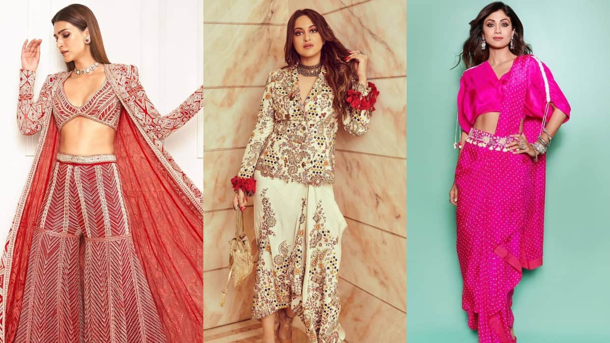 diwali 2023 latest and trendy indo western dresses for diwali puja
