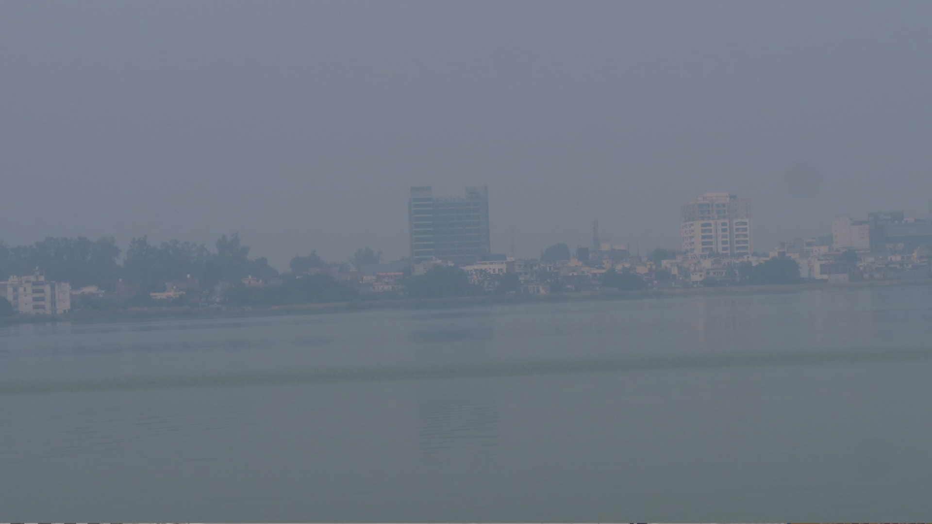blanket of fog over Gorakhpur city shows how bad air become