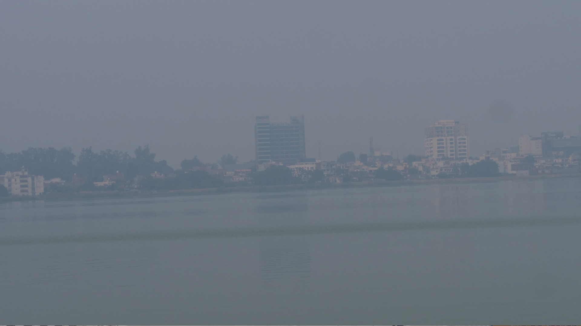 blanket of fog over Gorakhpur city shows how bad air become