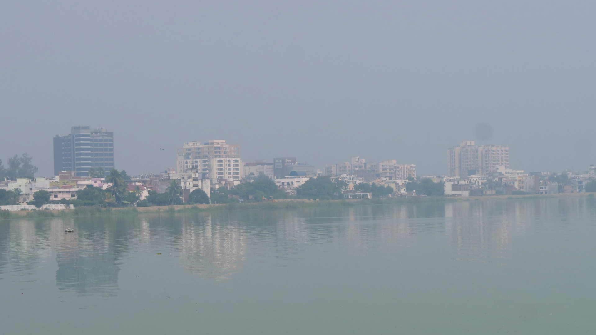 blanket of fog over Gorakhpur city shows how bad air become