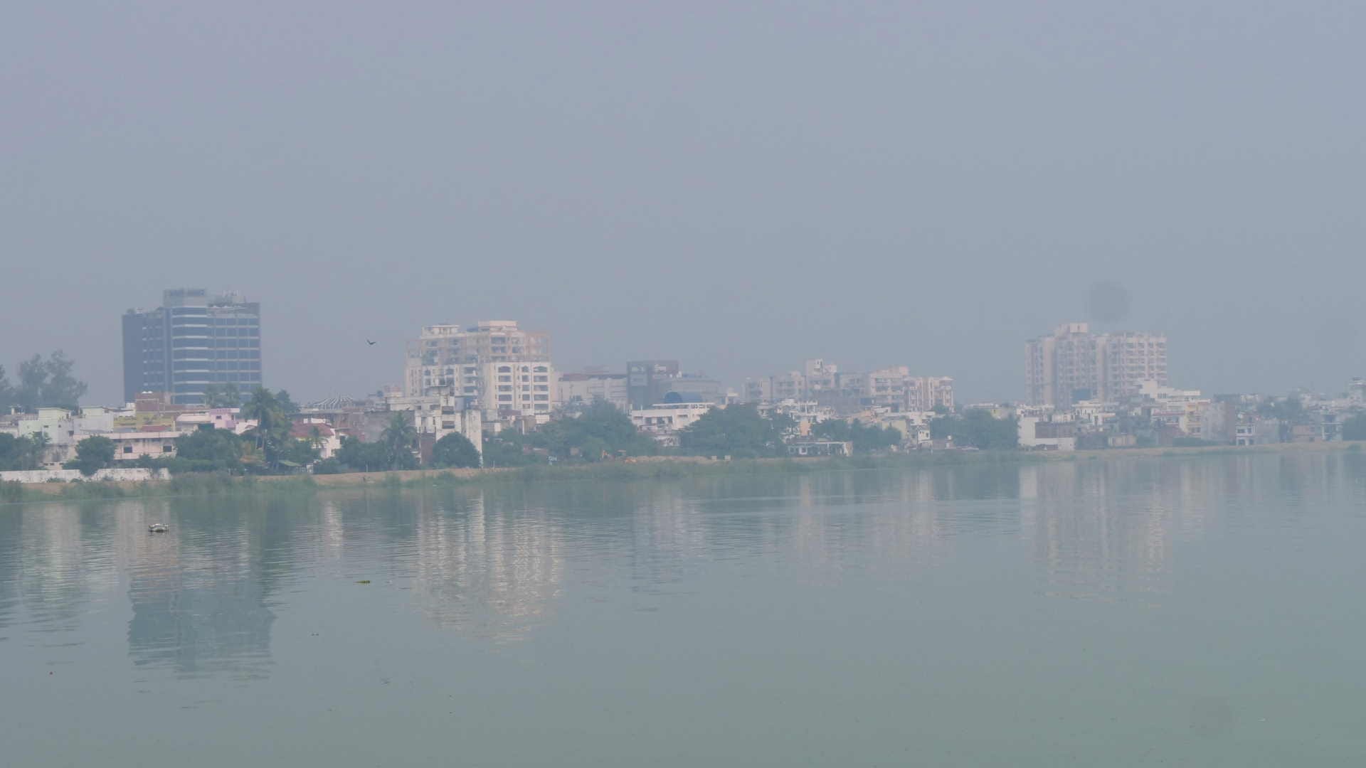 blanket of fog over Gorakhpur city shows how bad air become