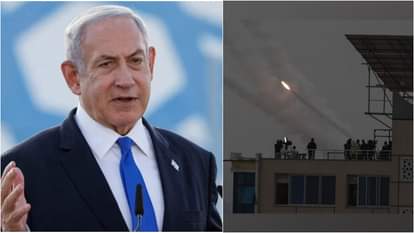 इस्राइल के पीएम नेतन्याहू और हमास के साथ हिंसक संघर्ष में फायरिंग (फाइल)