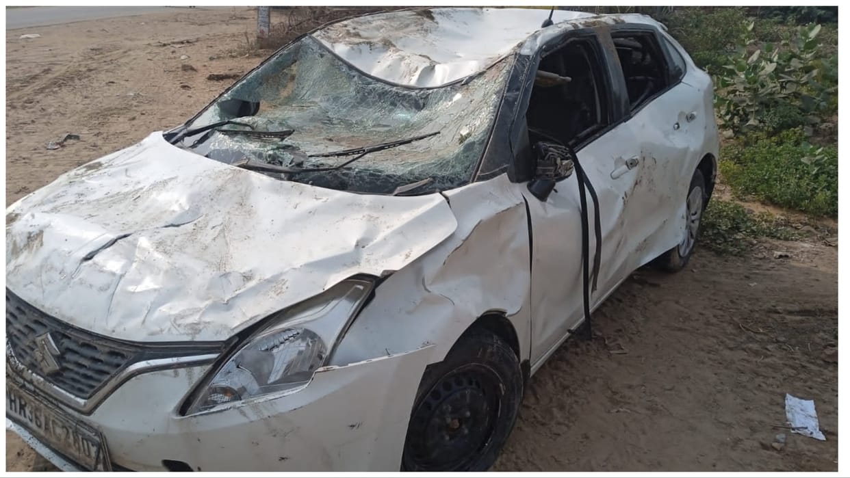 Bhiwani: Car fell into canal while trying to save tractor, medical store operator died due to drowning