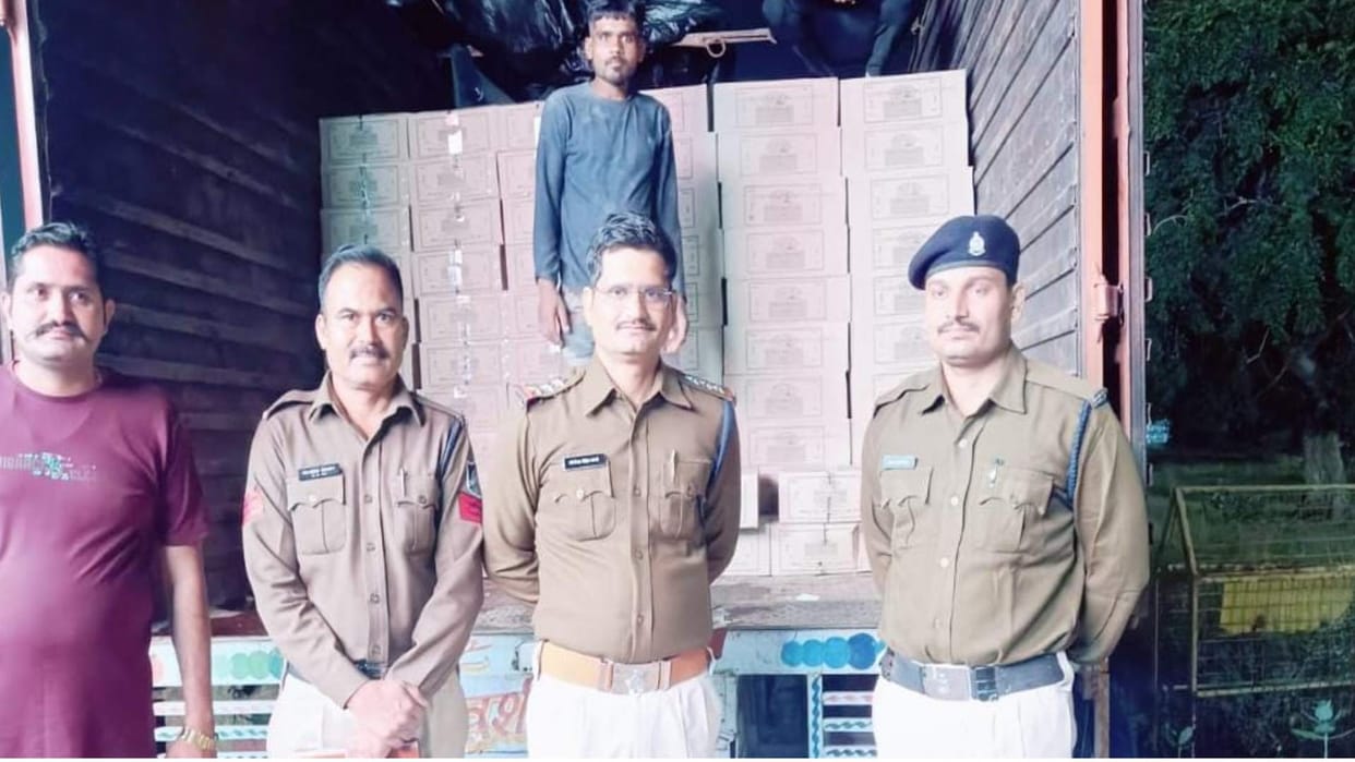Sagar police seized illicit liquor worth Rs 97 lakh