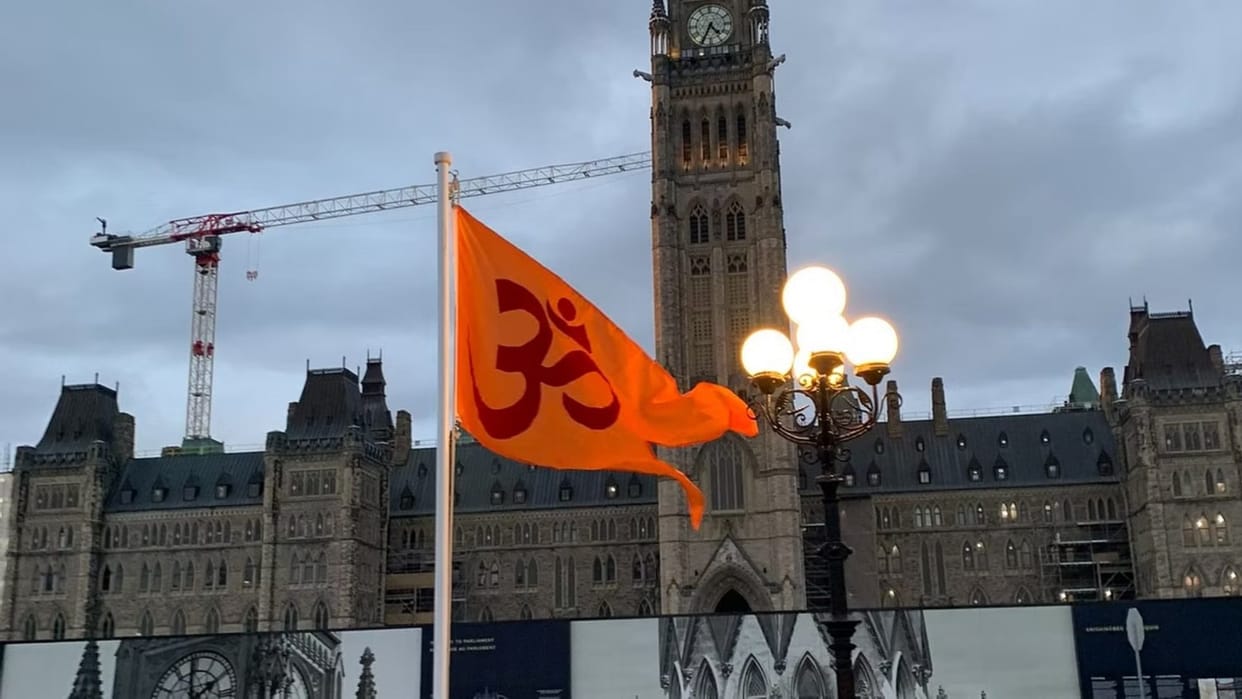 Indo-Canadian lawmaker hosts Diwali celebration at Parliament Hill, raises Hindu flag