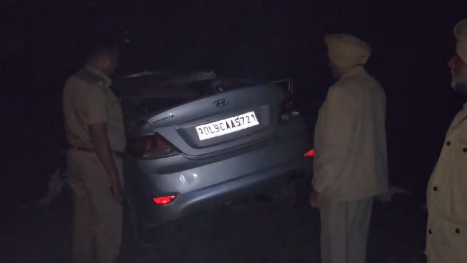 Car And Truck Collided in Moga, Five died