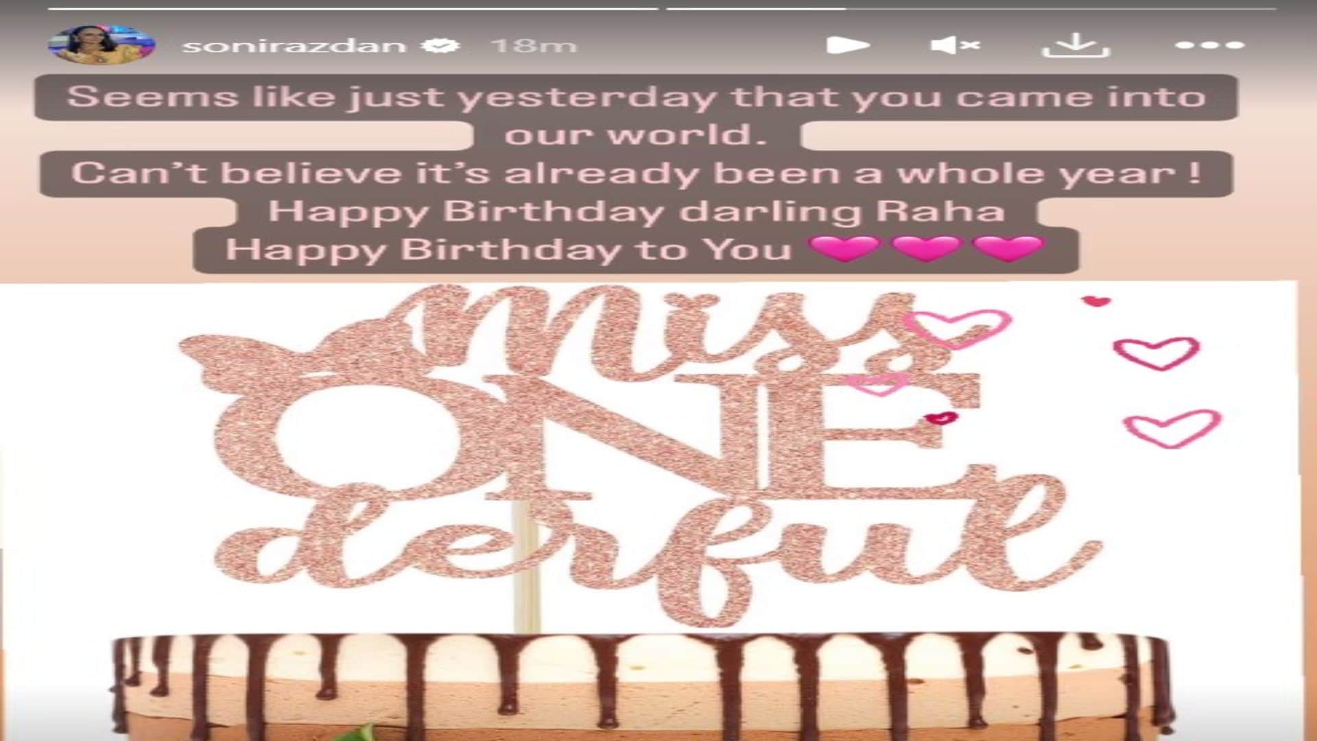 Animal Fame Ranbir Kapoor Alia Bhatt daughter Raha turns 1 Neetu Kapoor and Soni Razdan shower love