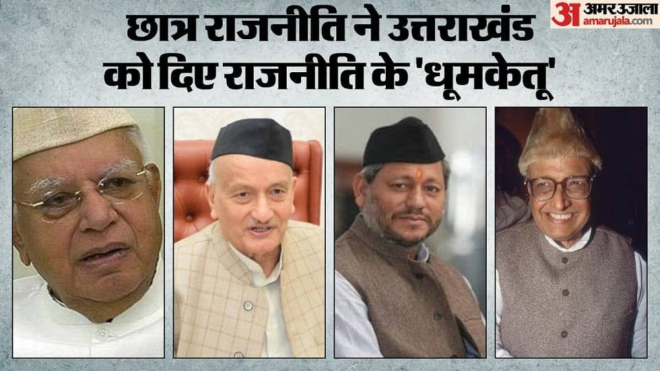 Student union president has been three CM of Uttarakhand