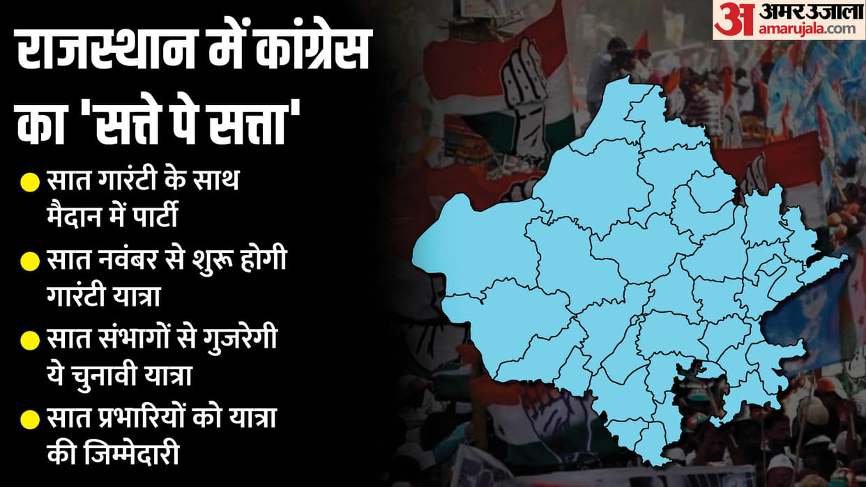 Rajasthan Election 2023 Congress Guarantee Yatra start from 7 November Ashok Gehlot Sachin Pilot