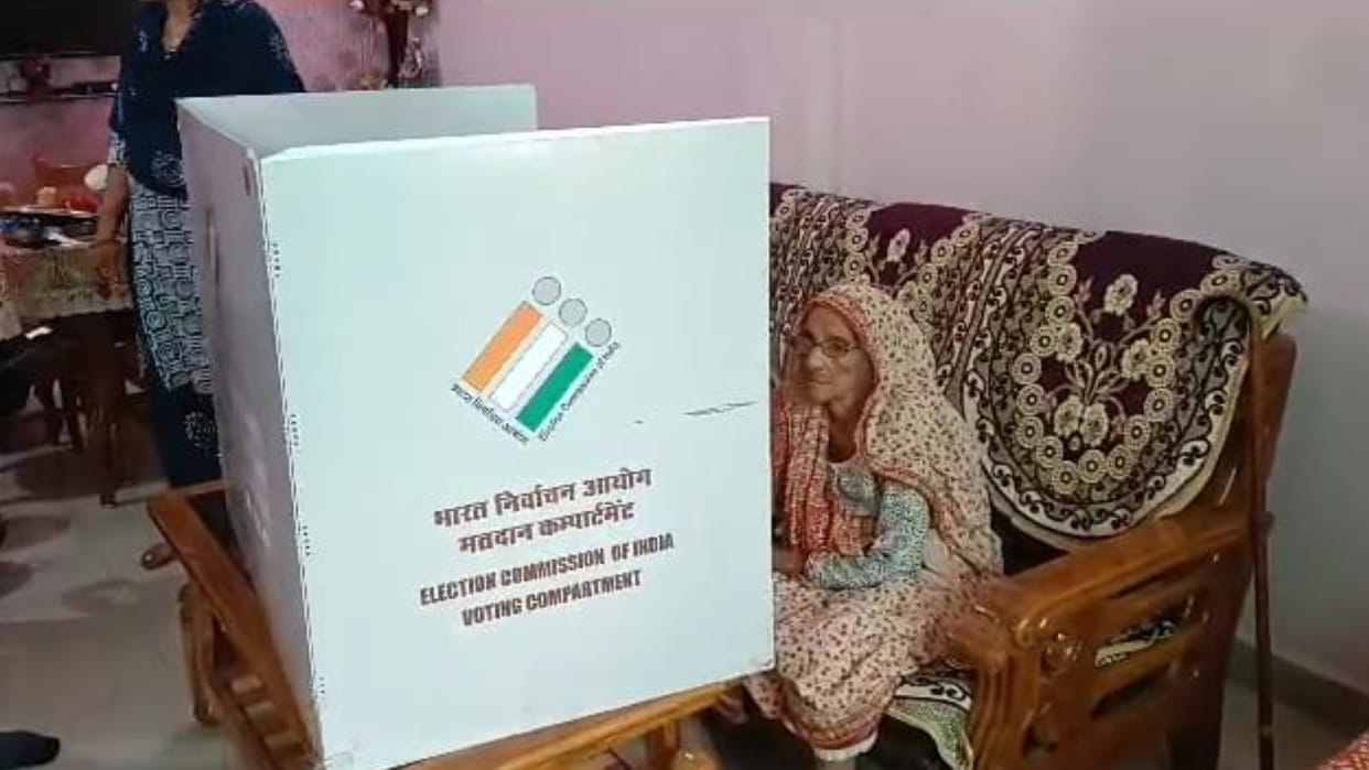 MP Election 2023: Team reaching door to door for voting of disabled and elderly voters