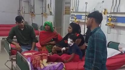 Five year old innocent girl badly bitten by dogs in Agra