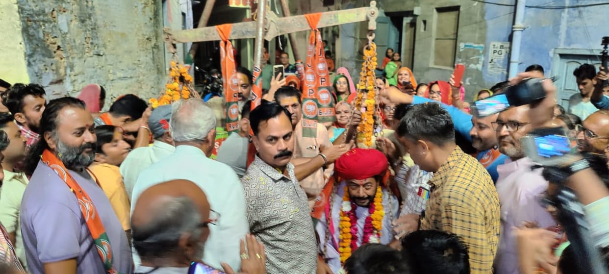 BJP candidate from Sirohi assembly seat Otram Devasi started public relations campaign