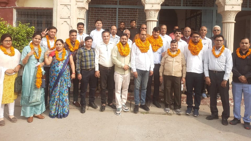 Prof. Avnish Kumar Singh became president of DS College Teachers Association