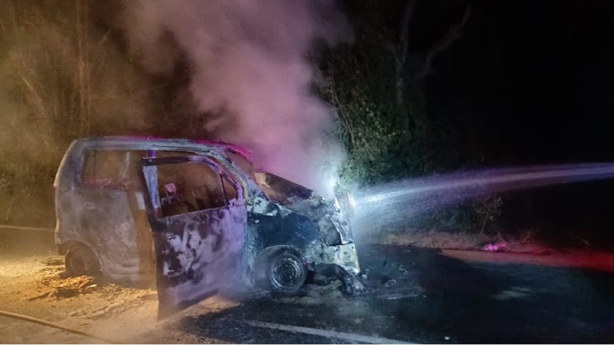 WagonR car caught fire in Muzaffarnagar and factory operator died after burning alive